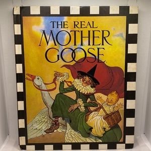 The Real Mother Goose Hardcover Picture Book Children’s 1991